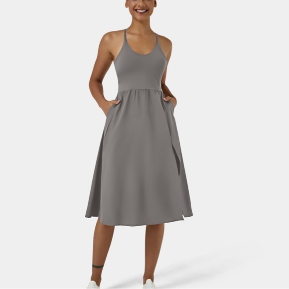 boohoo turquoise dress